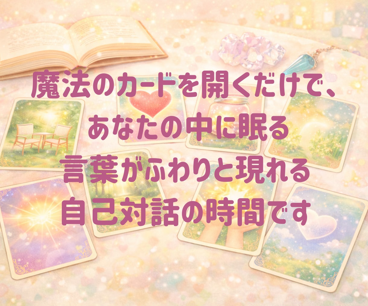 自己対話セッション✨心の整理をお手伝いします カードと対話で心の声に気づける安心の時間を！ イメージ3