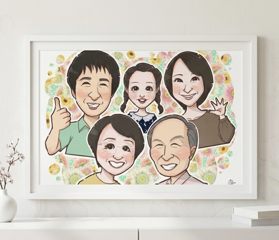 似てる！かわいい！キャラクター風の似顔絵描きます データ納品で急ぎも対応！アイコンからウェルカムボードまで イメージ6