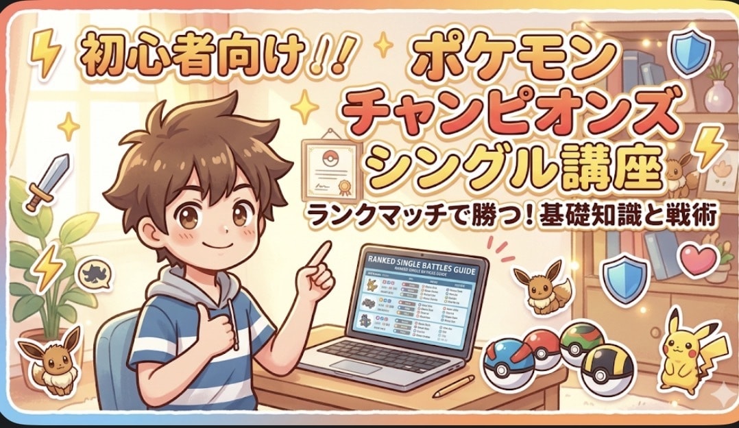 ポケモンチャンピオンズのシングルを優しく教えます マスターボール級到達までお手伝いします！！ イメージ1
