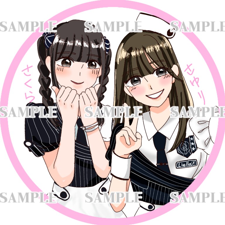 可愛い女の子のイラスト描きます 立ち絵、SNS用のアイコンなど◎ イメージ4