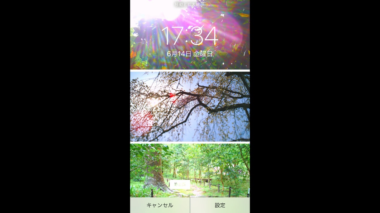 ストレス解消？！【癒しの壁画像】を作成します 〜いつも目にするスマホの壁紙が一日のストレスをリラックスに！ イメージ1