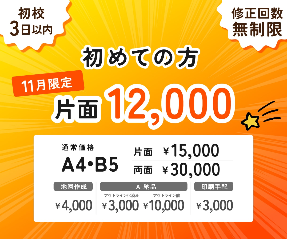 制作歴18年のプロが集客まで考えたチラシを作ります 初稿3営業日｜修正無制限｜低価格で高品質をお約束します！ イメージ2
