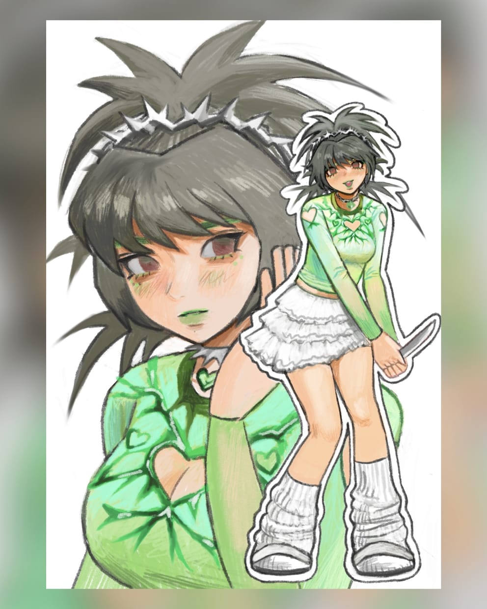 イラスト描きます かわいい女の子を繊細なタッチで描きます。 イメージ2