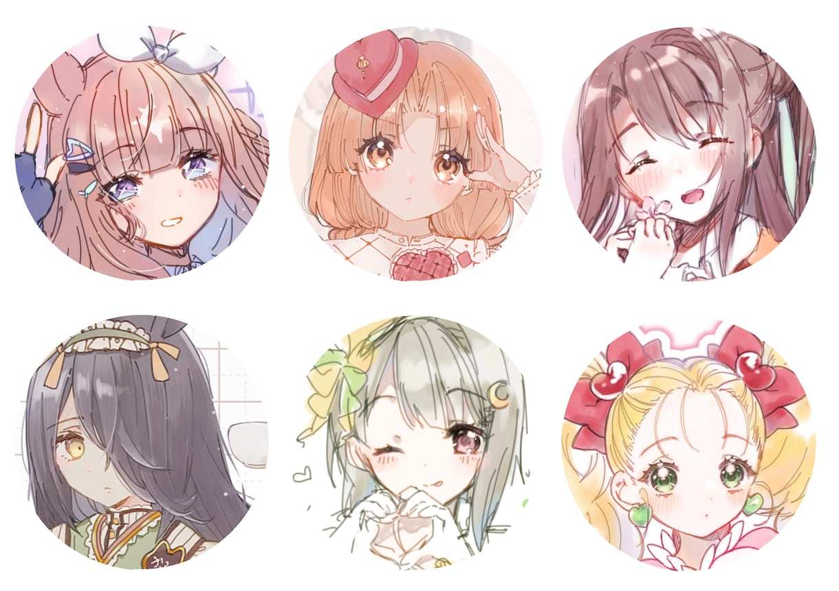 あなただけの可愛いイラスト・アイコンを描きます 修正無限!パターン複数!背景無料! イメージ4
