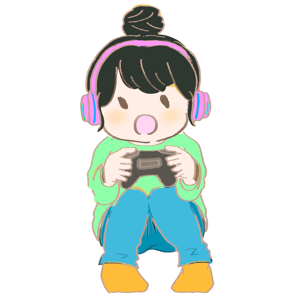 商用OK！カットイラストやアイコン作成します 修正無制限/様々なポーズ、状況、持ち物イラスト対応できます！ イメージ5