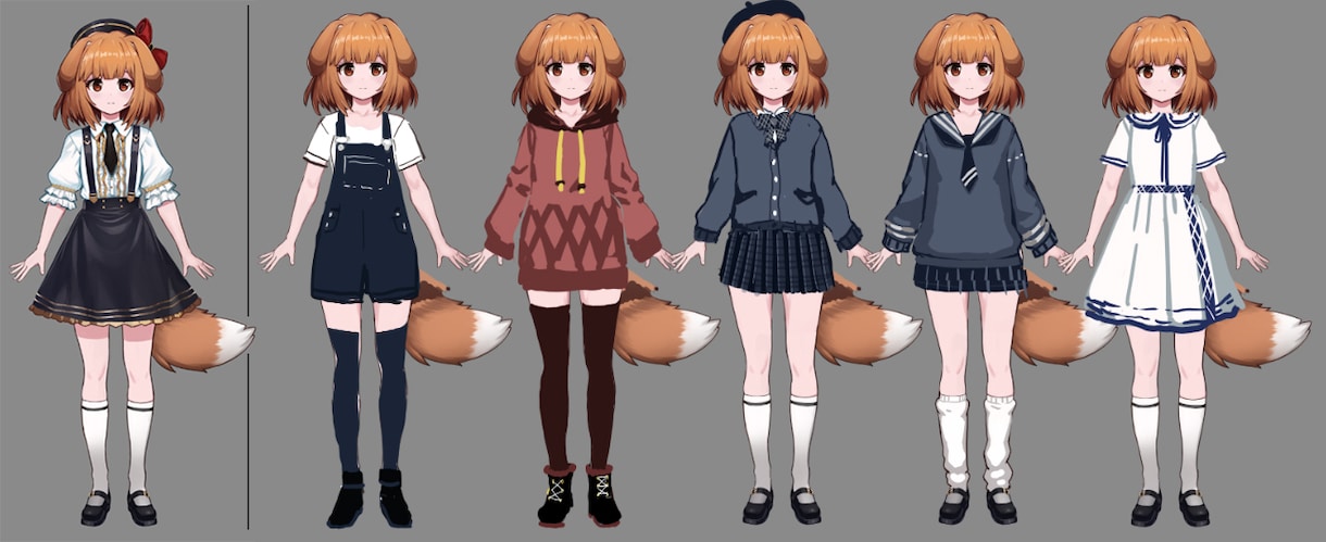 VRChat向けオリジナル3Dモデルを制作します フルスクラッチのオリジナル3Dアバターを低価格で提供 イメージ10