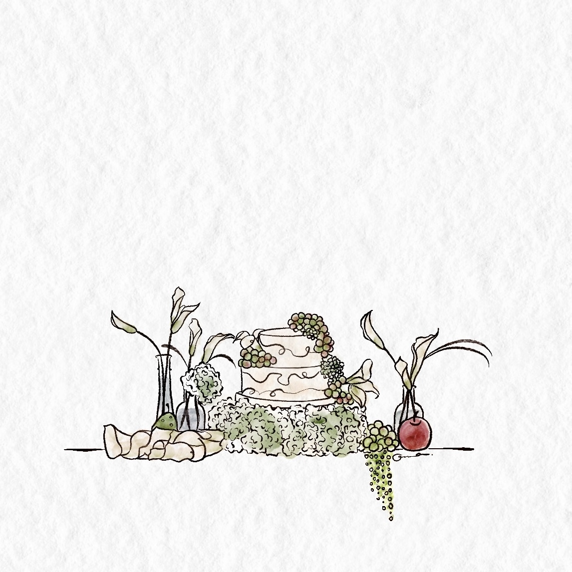 ウェディング/結婚式用のイラスト描きます ウェルカムボード/結婚証明書/入籍記念にもおすすめ！ イメージ10