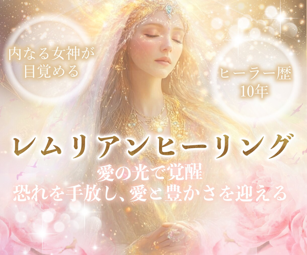 レムリアンヒーリング®️いたします 古代レムリア時代の愛と光のヒーリングで癒し愛と幸福を得る イメージ1