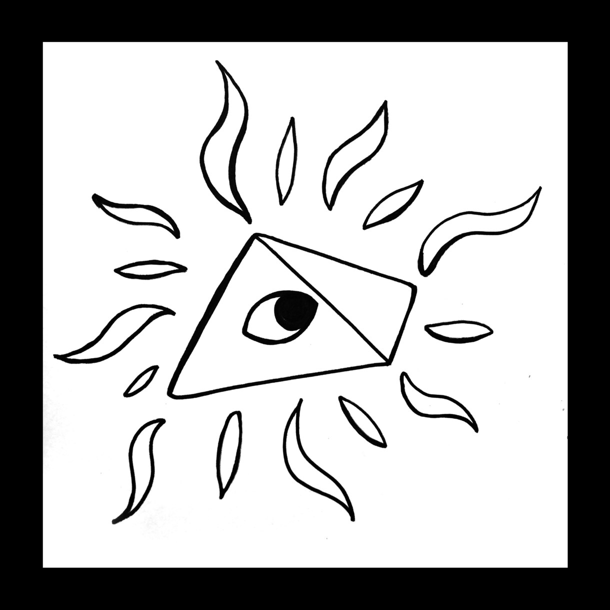 今だけおためし価格　占い線画イラスト描きます あなたの自己紹介から連想した不思議な雰囲気の線画描きます イメージ2
