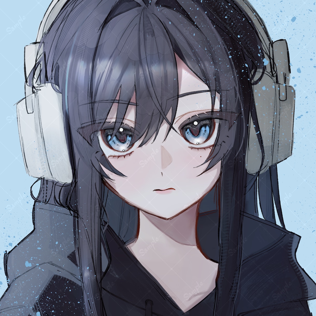 Vtuber・配信・歌みた用の透明感の絵制作します 商用利用◎ Vtuber・歌みた・配信を彩る透明感イラスト イメージ6