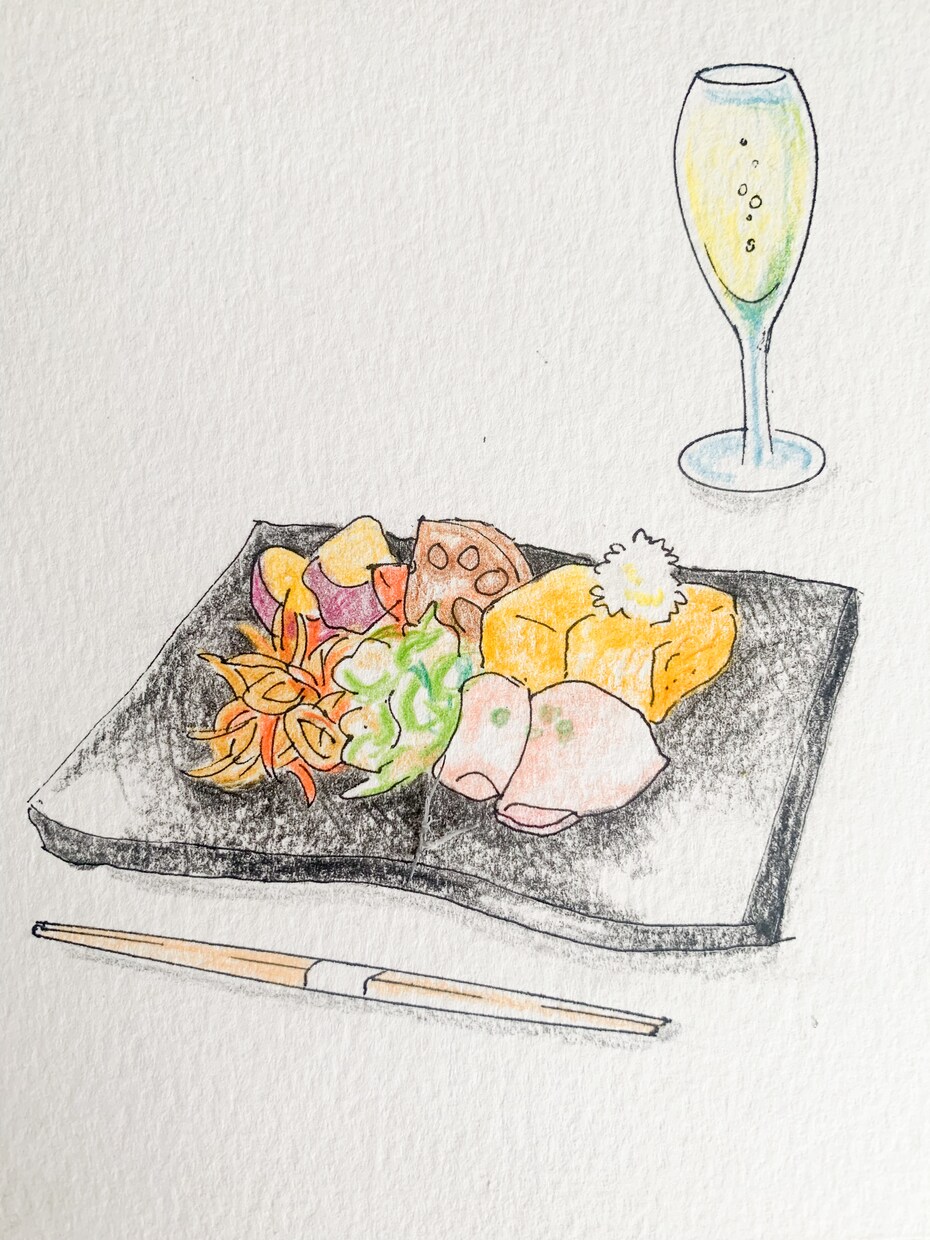 品格ある食べ物のイラスト描きます アナログならではの温かみのあるタッチ。 イメージ2