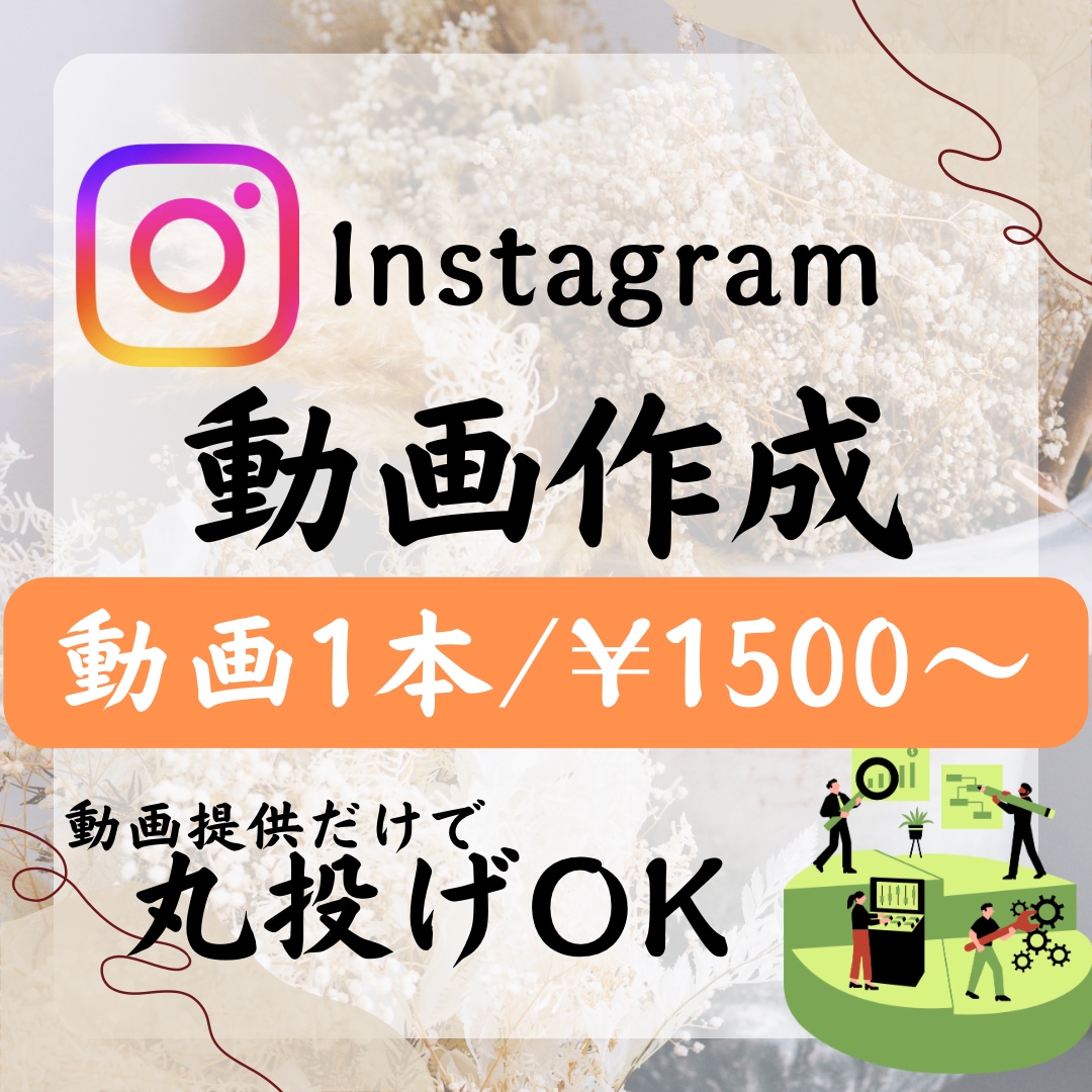 ショート動画編集1500円〜作成ます SNS投稿用のショート動画を格安で制作！ イメージ1