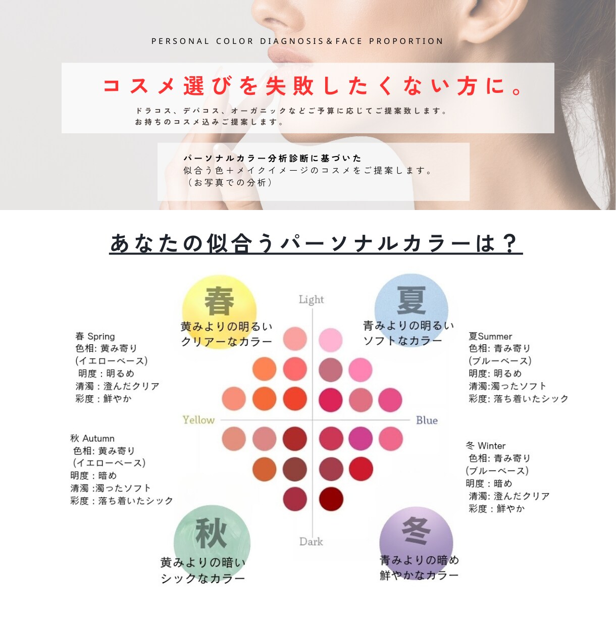 リピーター様専用・別イメージメイクテキスト作成ます 変化を楽しむ、大人の再診断メイクBOOK〈リピーター様限定〉 イメージ2