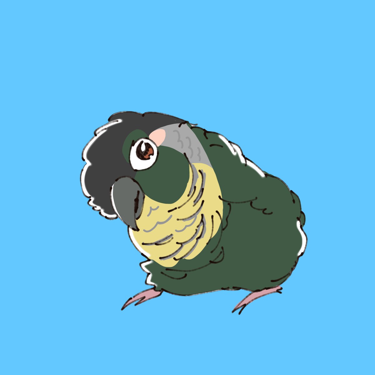 貴方の小さな家族の似顔絵お描きします 犬、猫、うさぎ、鳥、爬虫類、魚類どの種類でもお任せください！ イメージ2