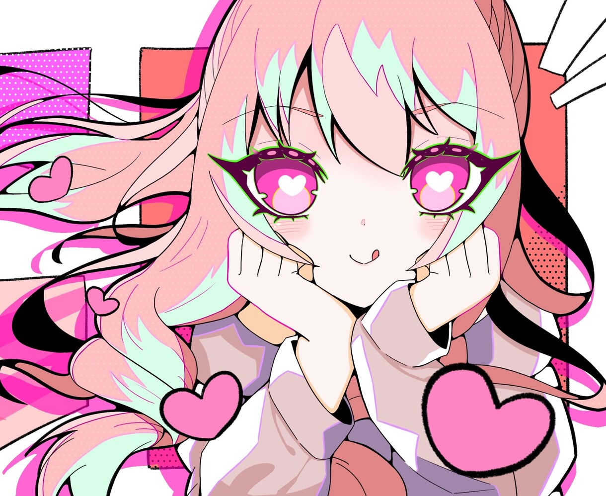 商用利用可・パキッとしたかわいいイラスト制作します １枚絵・アイコンなどお気軽にご相談ください！ イメージ6