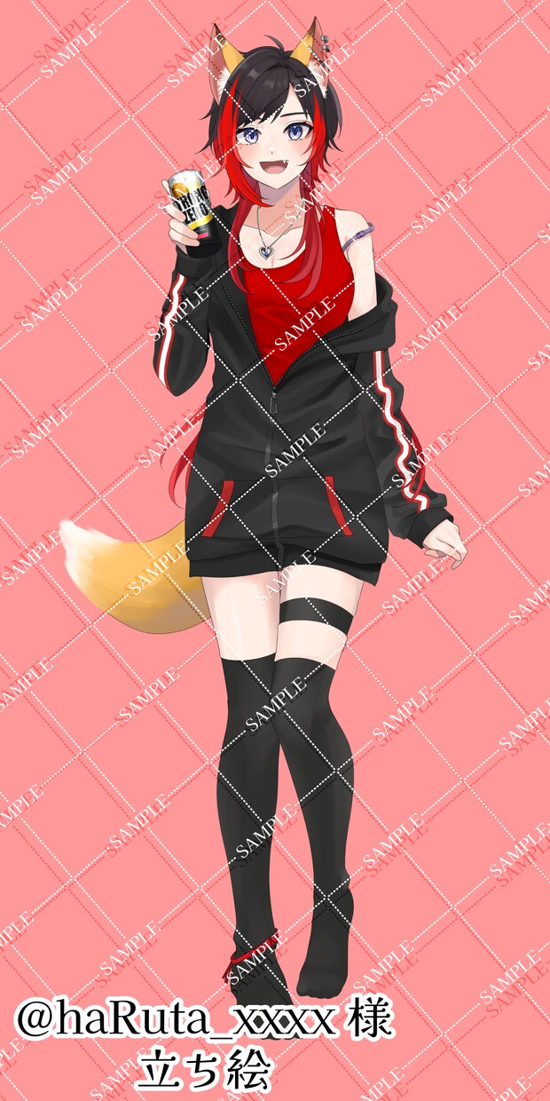 IRIAM用立ち絵描きます 立ち絵のみの場合表示料金で承ります。(オプション有) イメージ4