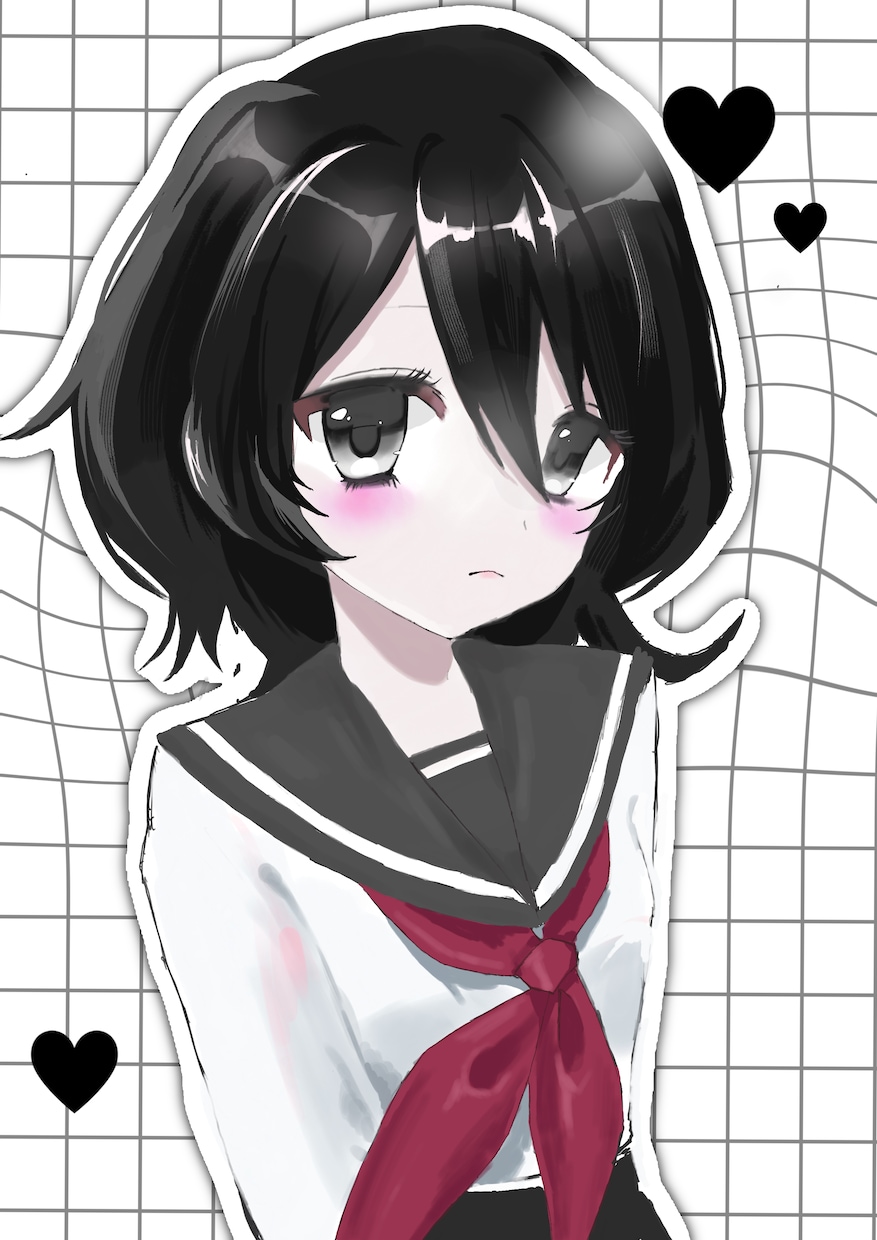 萌え絵イラスト描きます 萌え絵を描きます！！わたしなりの可愛さを詰め込みます イメージ2