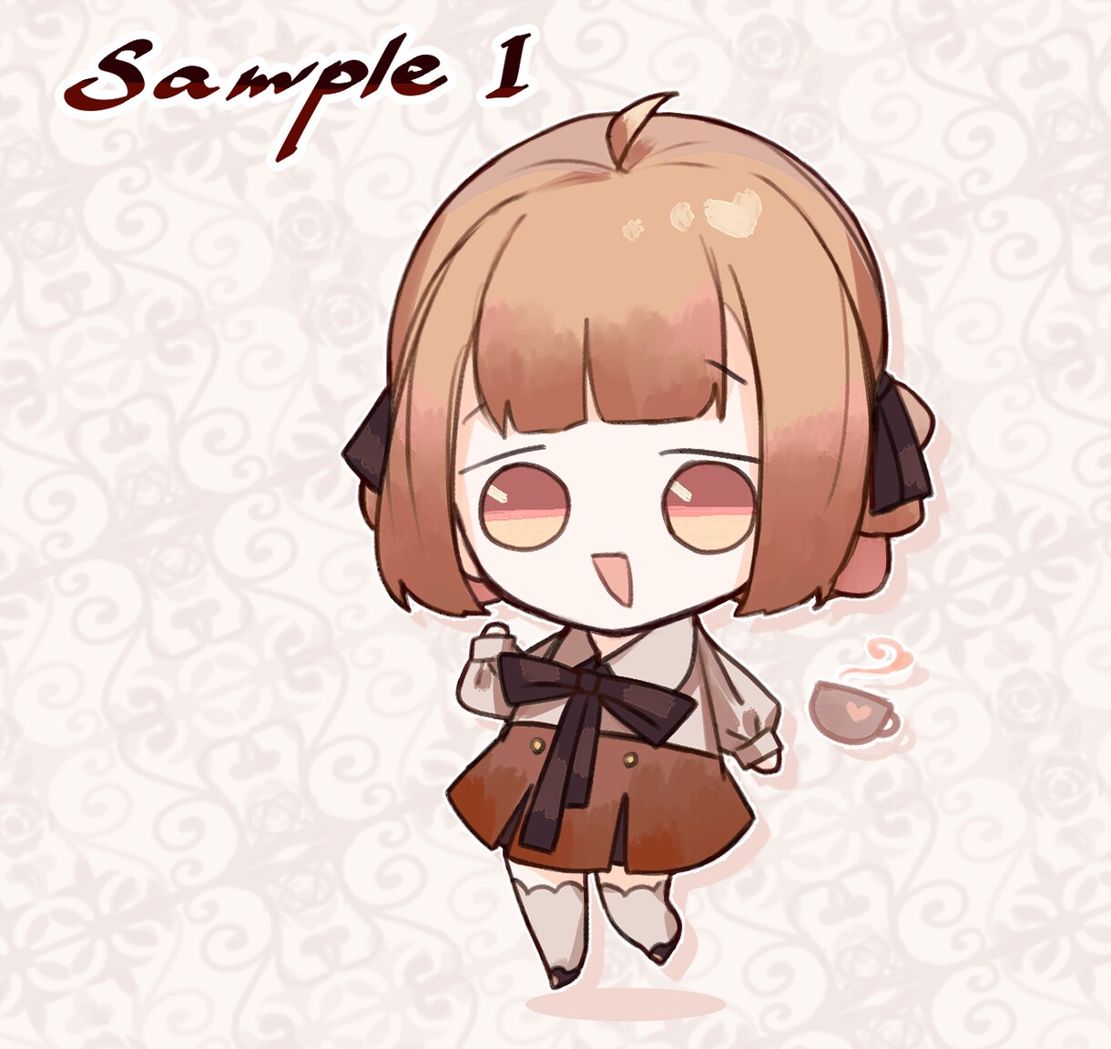 ミニャラ制作承ります SNSアイコンや立ち絵など、様々な用途でお使い頂けます✲ イメージ2