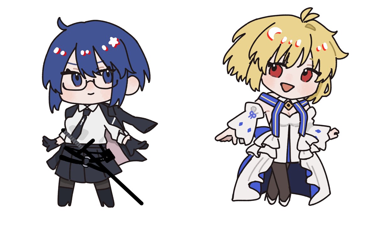 アイコンに使えるミニキャライラスト描きます ゆるっとした雰囲気のミニキャラが得意です イメージ2