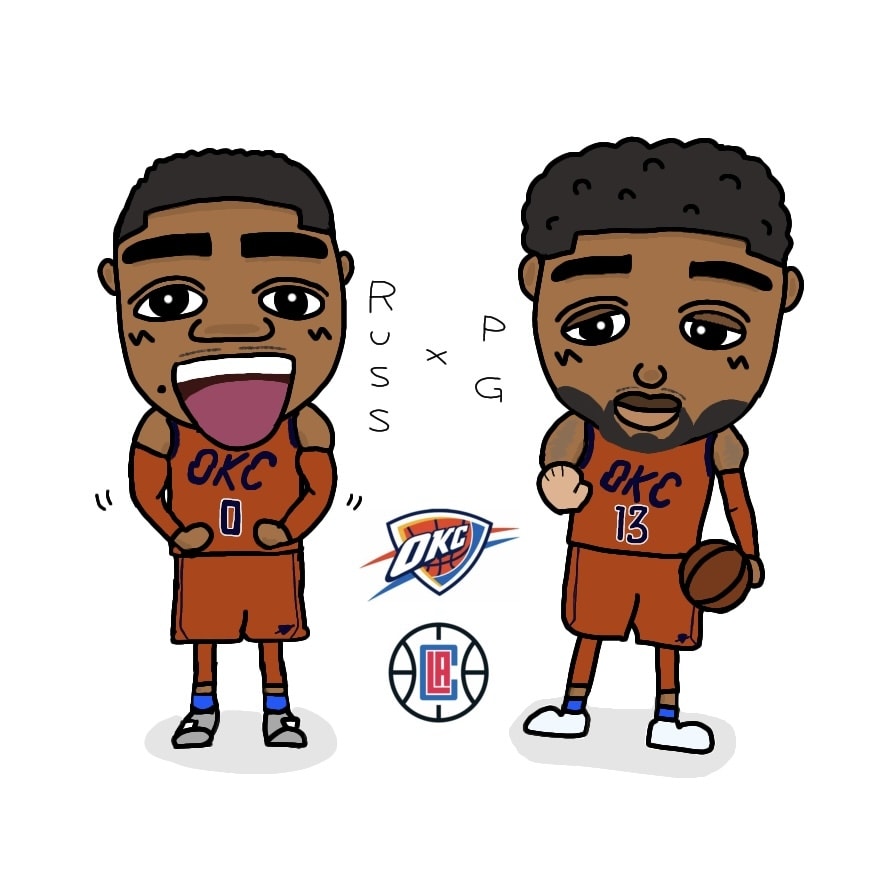 バスケに特化したかわいいイラストを描きます NBAが好きな方へ。またアイコンとしても使いたい方へ。 イメージ1