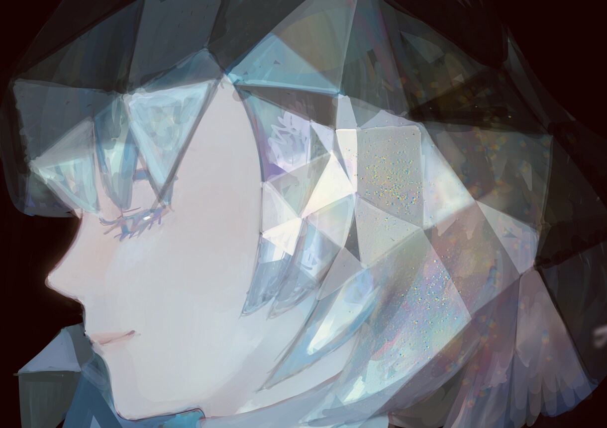お洒落な厚塗りアイコン描きます シックな厚塗りアイコンお描きします イメージ2