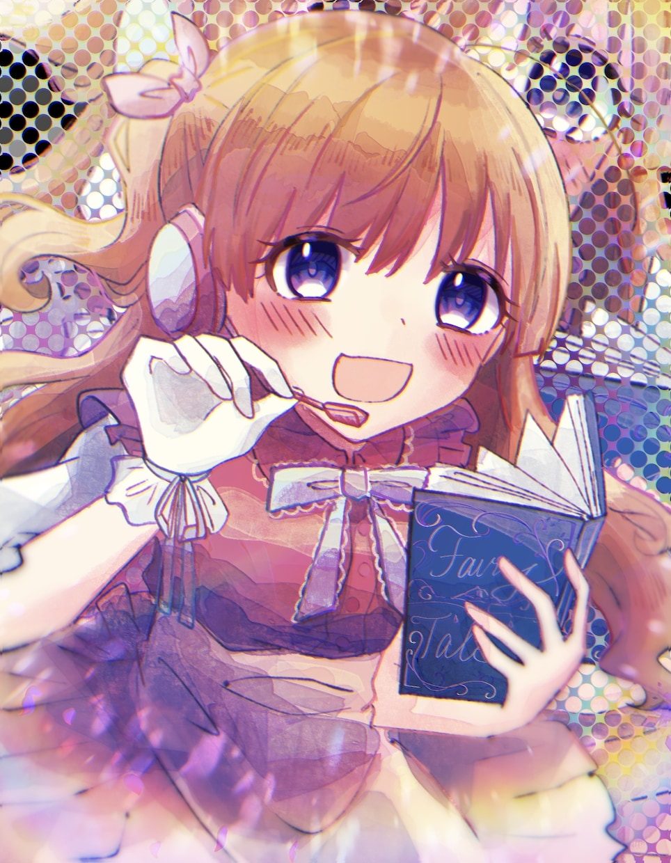 キラキラ可愛いイラストを描きます 美大志望生がヴィジュアルデザインでの学びを活かして描く! イメージ1