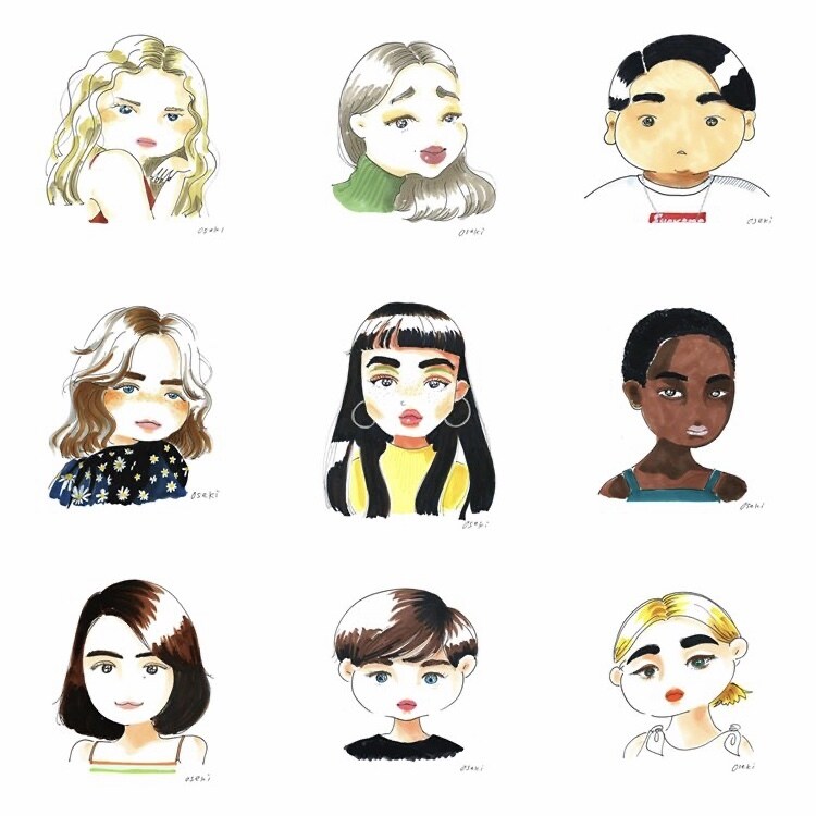 ポップな手描きイラストで似顔絵アイコン製作します あなたをポップで愛らしいキャラクターに★（フェイス用） イメージ2