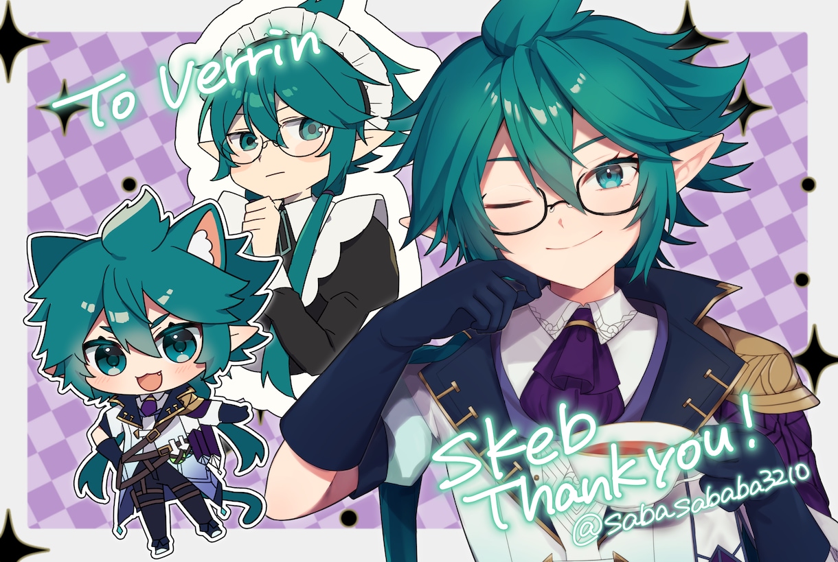 イラスト制作いたします 配信画像、ボカロMV、歌ってみたなどのイラストが必要な方へ イメージ3