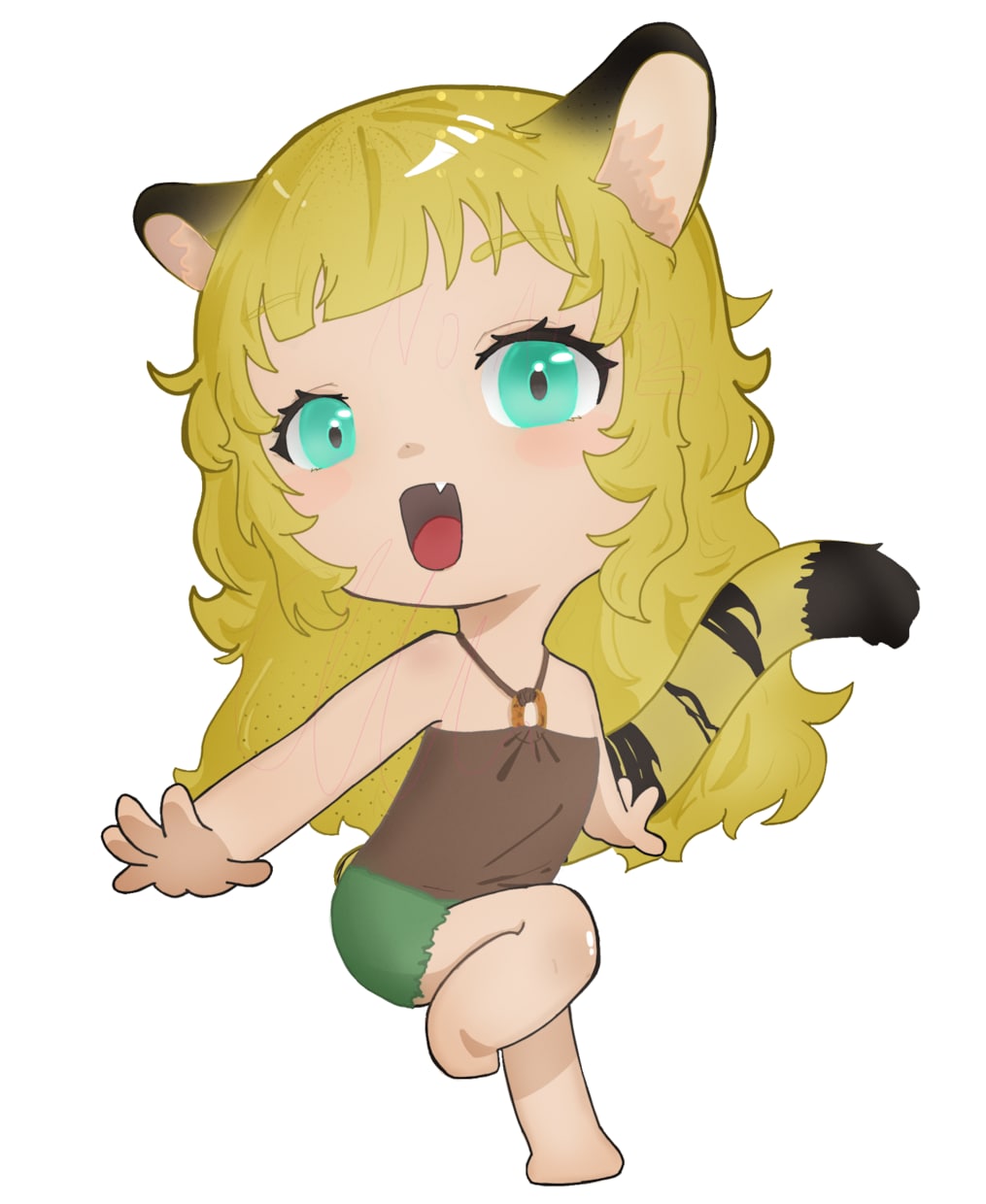 SD(ちびキャラ)イラスト制作します ふわっと/つやっとカワイイ選べるSDキャラクター イメージ2