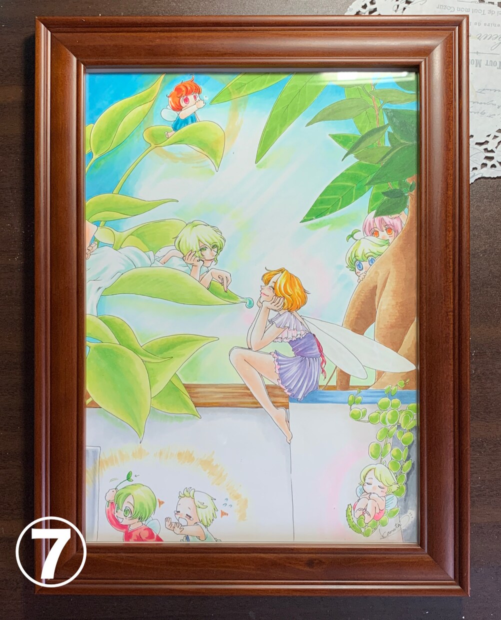 手描きイラスト販売します 掲載品全品、額装してお届けいたします⭐︎ イメージ7