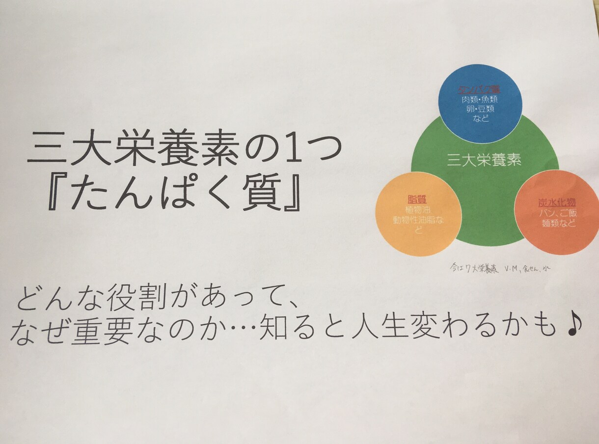 たんぱく質　についての資料を写真にて送ります 冷え症、むくみ、疲れやすい…その不調、たんぱく質不足かも⁉️ イメージ2