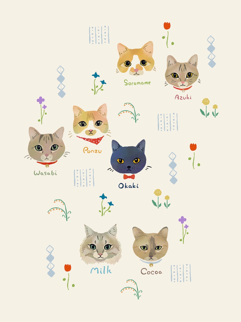 かわいいペットをイラストにします 現役デザイナーが大切なペットを可愛くイラストにします。 イメージ1