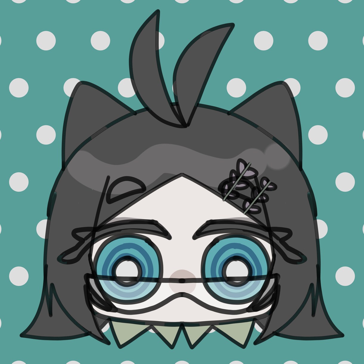 ミニキャラまんじゅうイラスト作成ます ミニキャラの顔だけのアイコンを描きます イメージ1