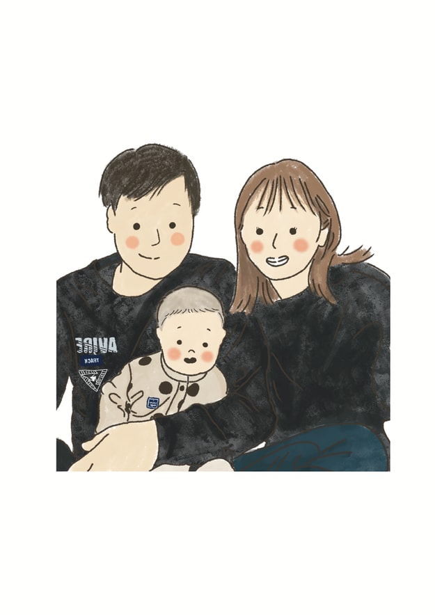 思い出のお写真をイラストで描きます 。＊♪～ゆるかわいいイラスト描きます！～♪＊。 イメージ10