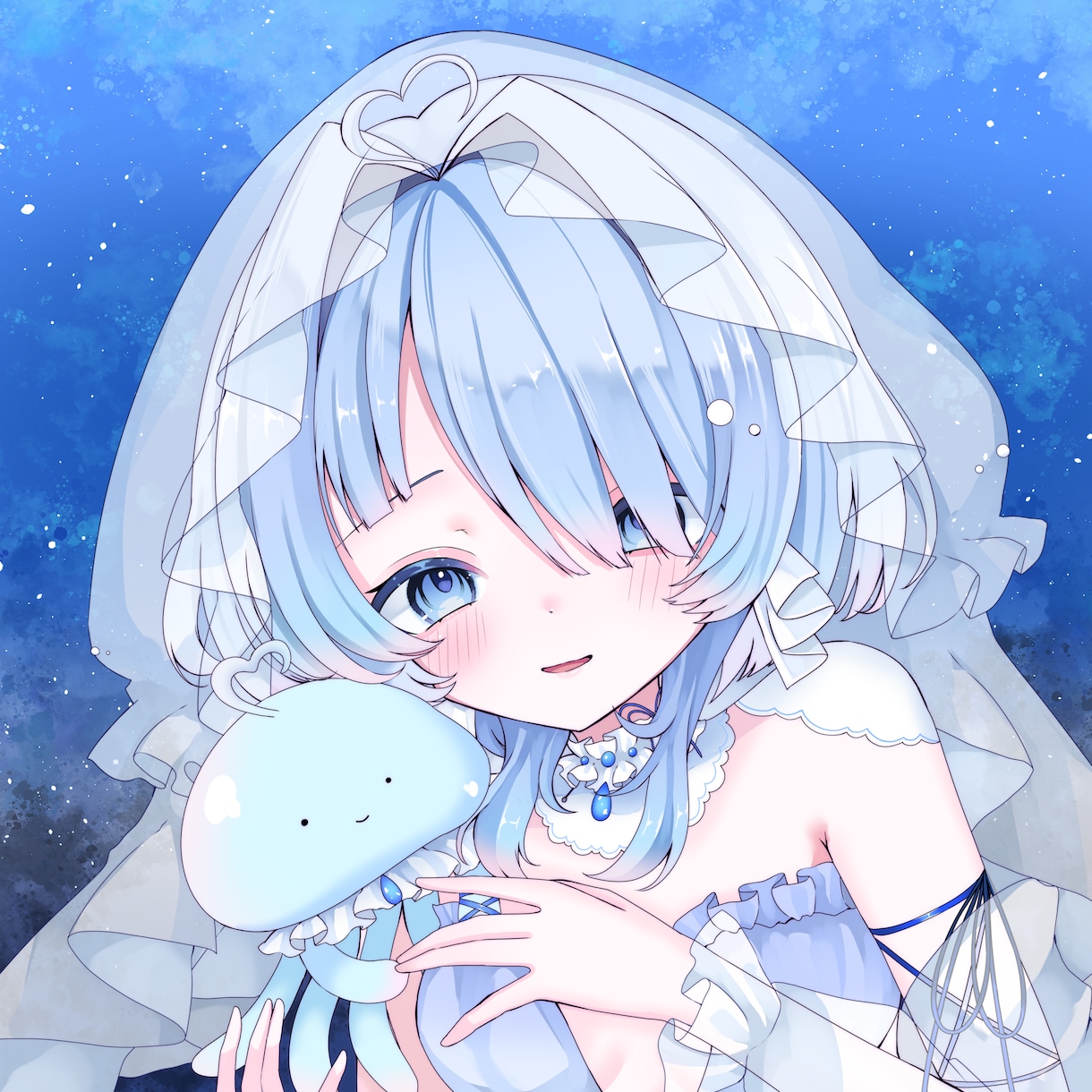 Vtuberモデルのイラスト制作します 可愛くてキラキラした女の子や男の子が得意です！ イメージ4
