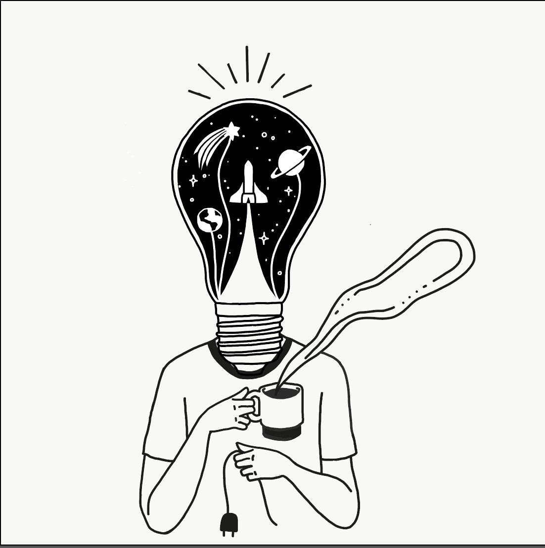 ミニマル！洗練されたお洒落な似顔絵を描きます シンプルでもフレンドリーなイラストであなたの個性を引き出す！ イメージ5