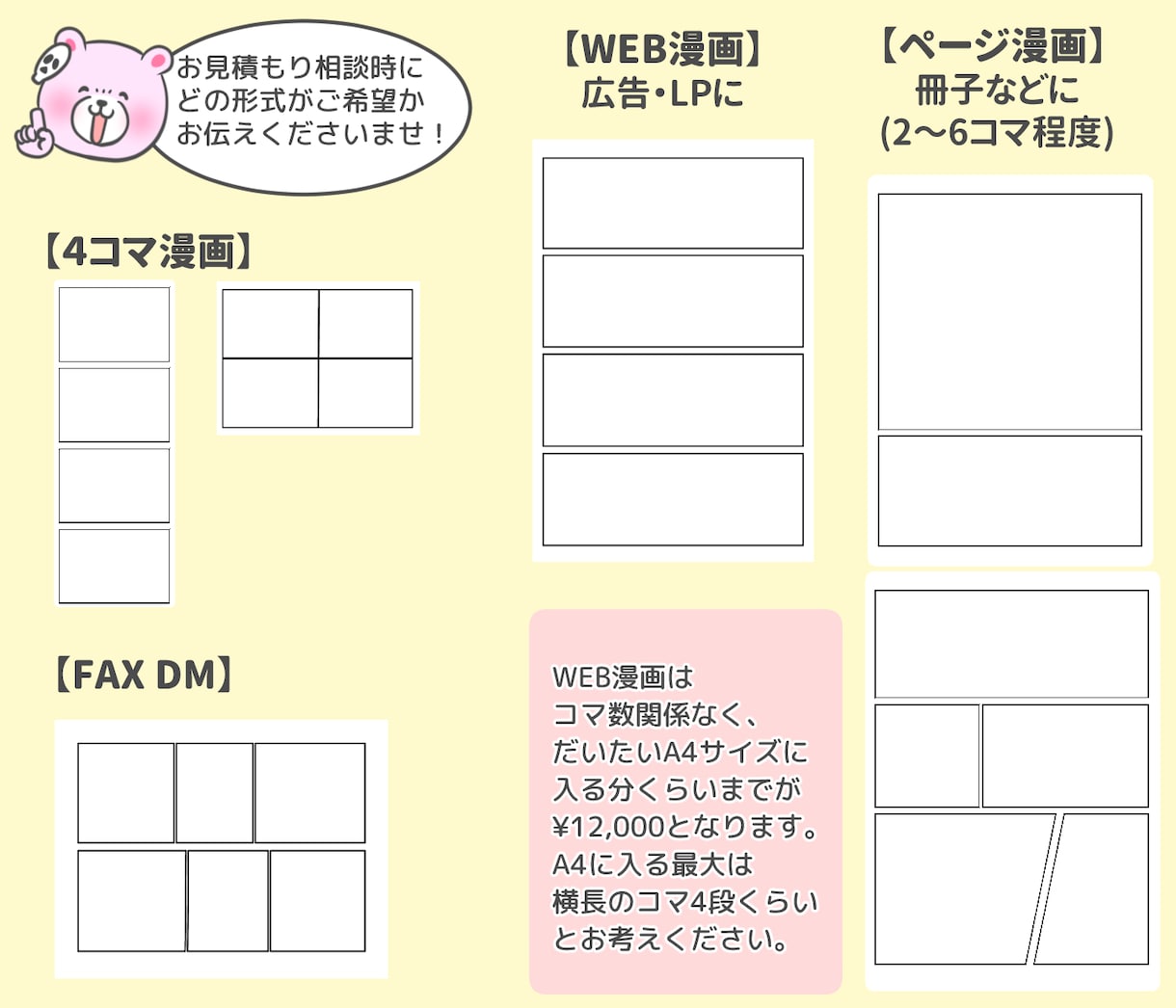 幅広い方々に親しみやすい絵柄の漫画を制作いたします 商用可！様々なTPOに使える・ゆるかわ・コミカル・伝わる イメージ4