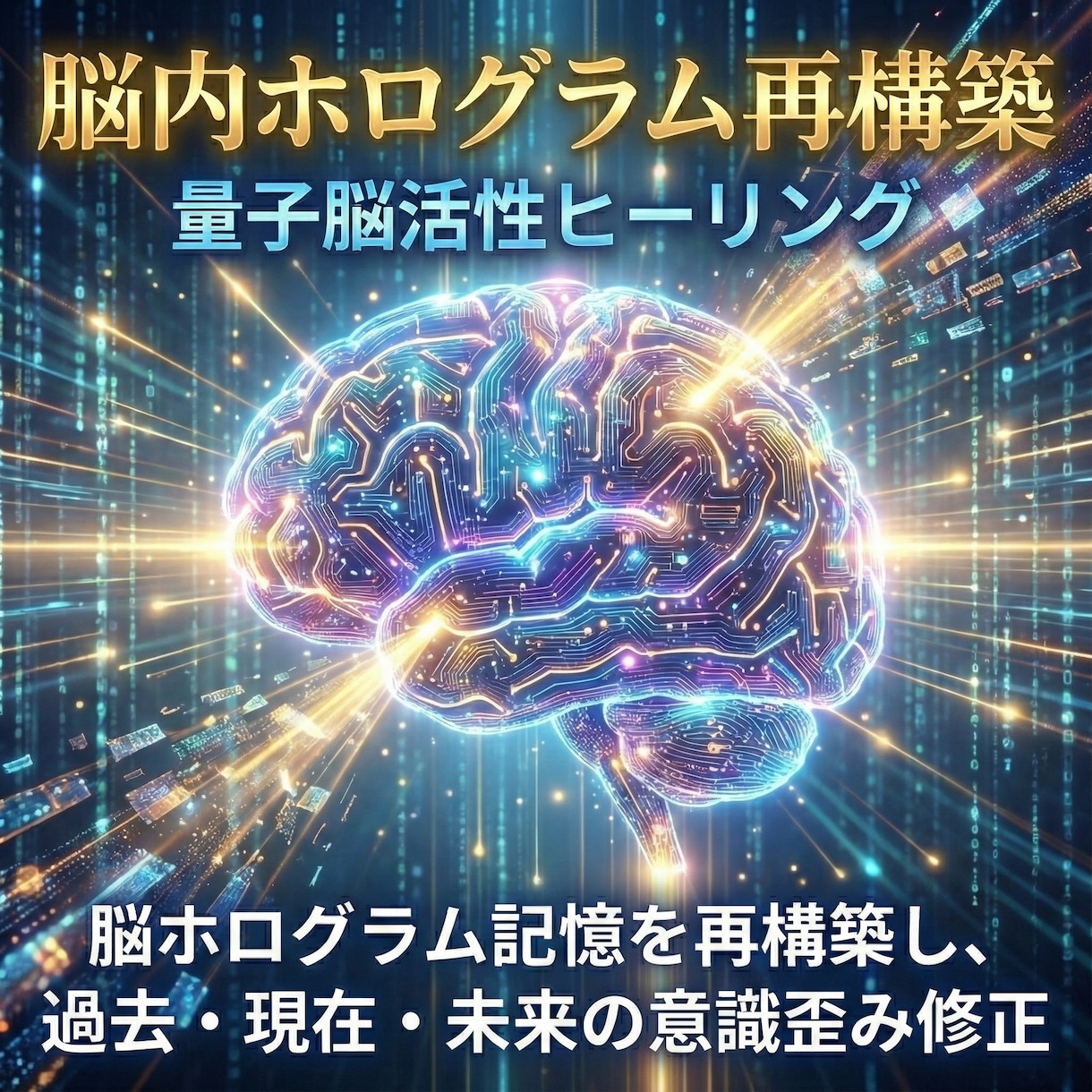 脳内ホログラム再構築　量子脳活性ヒーリングします 脳ホログラム記憶を再構築し、 過去・現在・未来の意識歪み修正 イメージ6