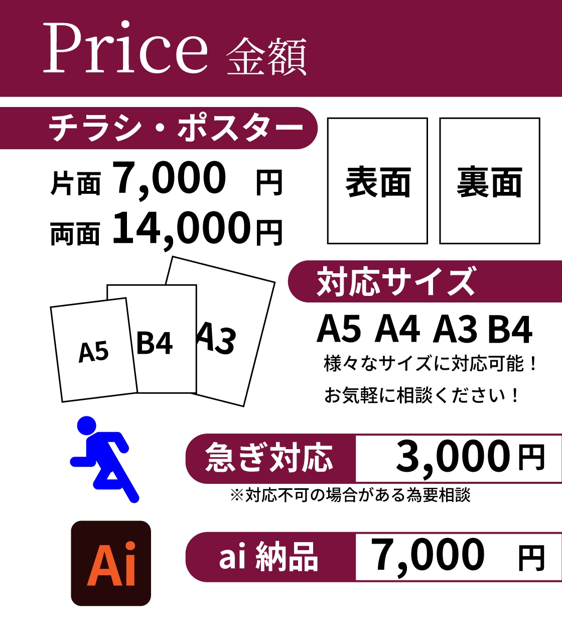 美容系のチラシ・ポスター！丁寧な対応で作成します 初めての方も丸投げOK！修正無制限で理想のチラシを形にします イメージ6