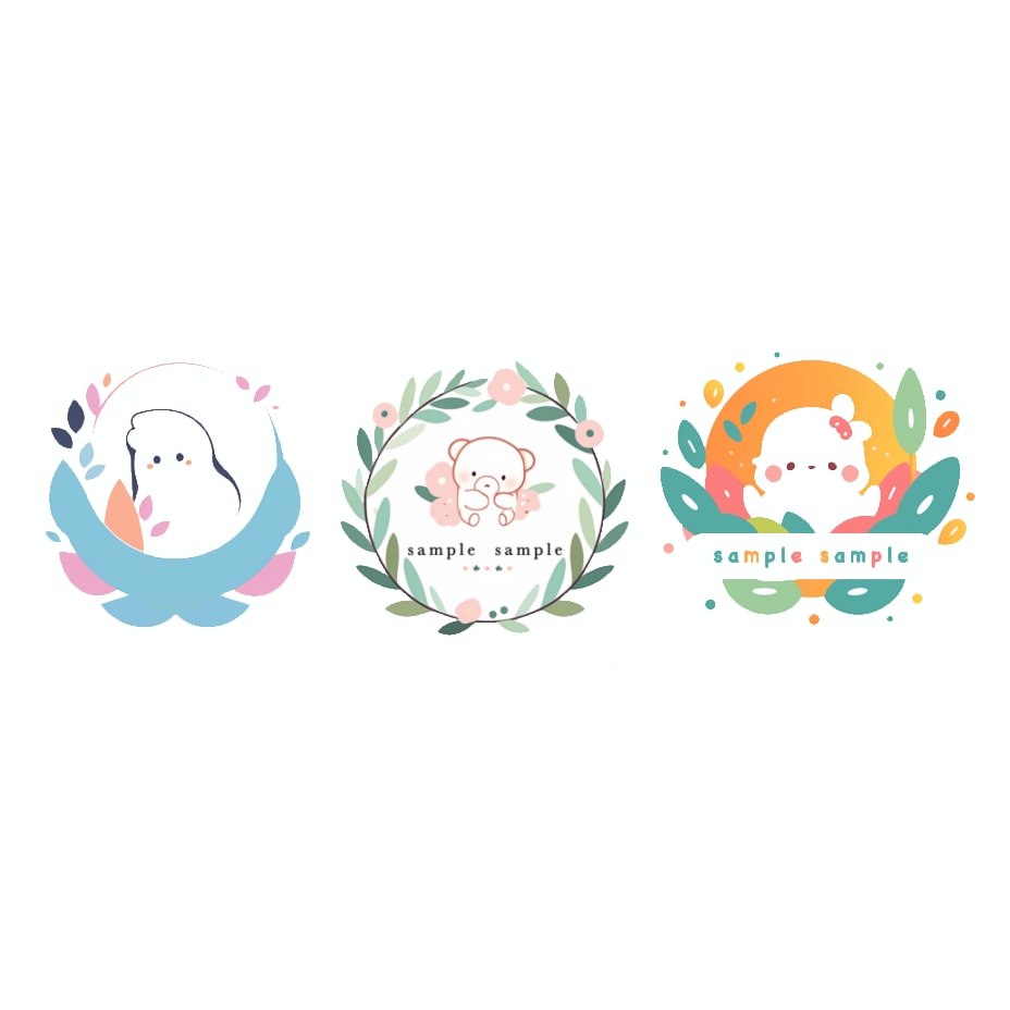 商用OK！ポップ・かわいいロゴデザインを作成します AI×手描きで迅速にお届け│初期最大10案│3名様限定価格 イメージ1