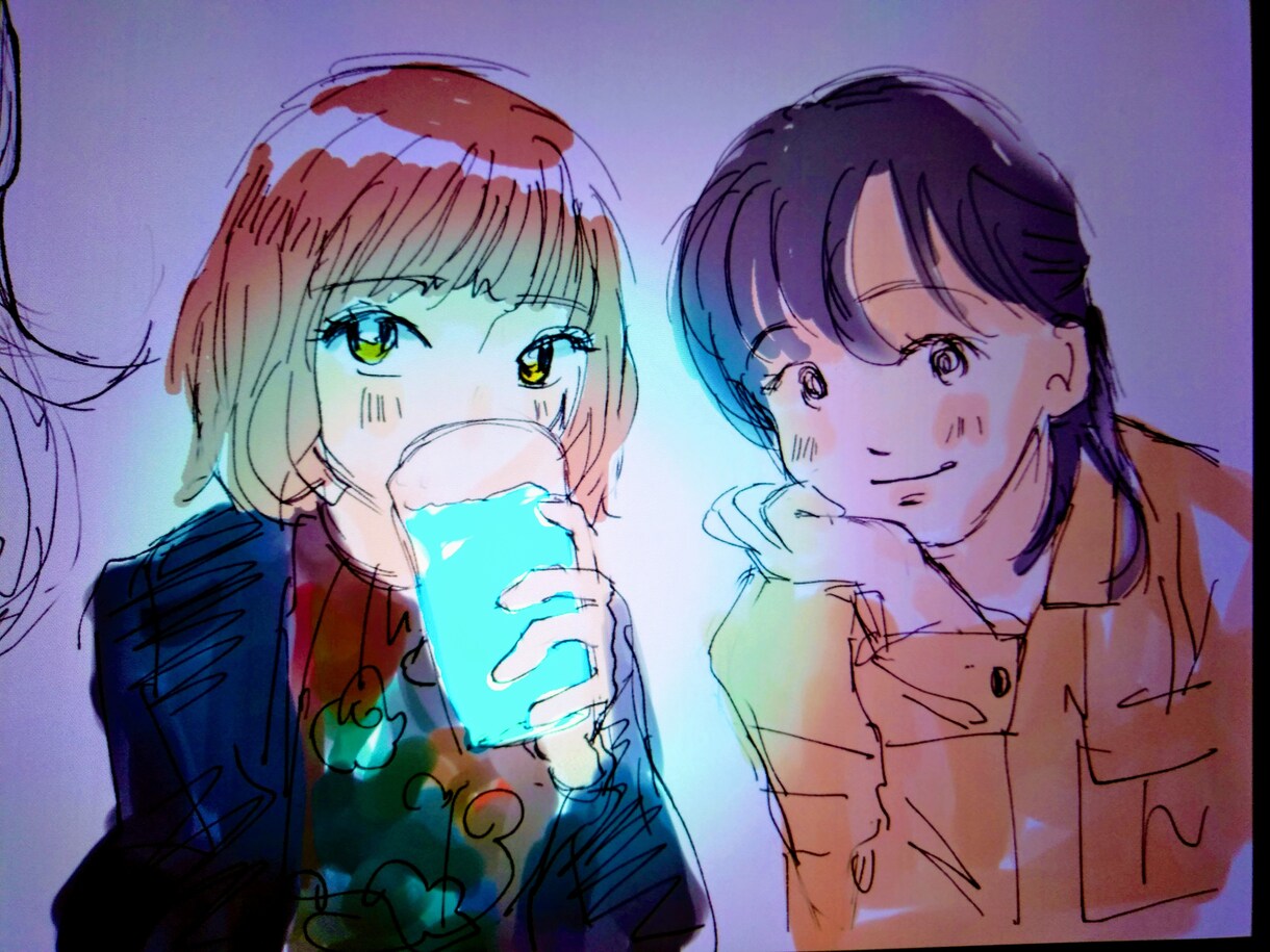 ほんわか似顔絵描きます あなたの似顔絵 少女漫画タッチで描きます イメージ3