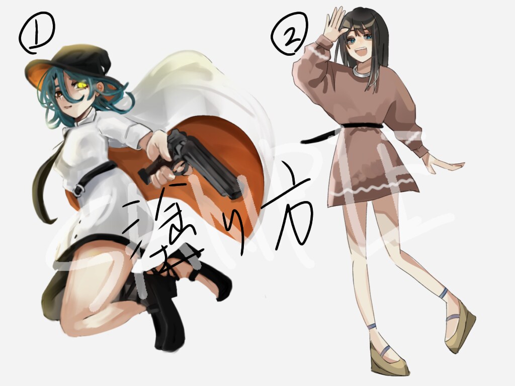 TRPGの立ち絵描きます 全身orバストアップのキャラクターイラスト イメージ4