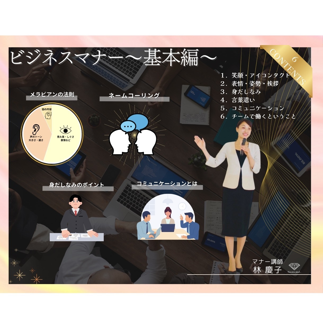 研修担当者様必見！動画でビジネスマナーを伝授します 少しの意識で印象は大きく変わる！人間関係を円滑にするマナー イメージ1