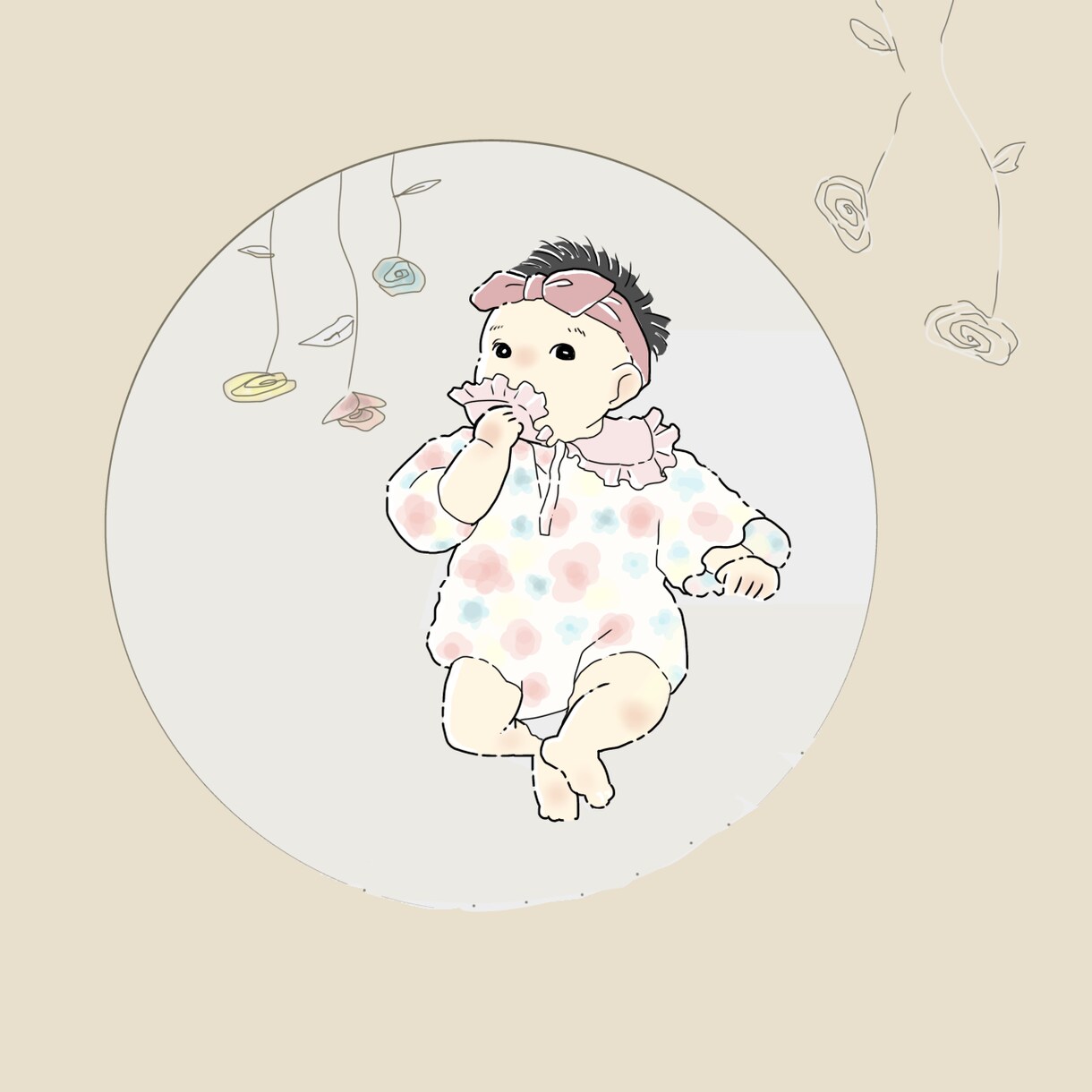 商用OK！ふんわりおしゃれなイラスト描きますます アイコン、挿絵、子供、家族、お好きな写真をイラストに！ イメージ5