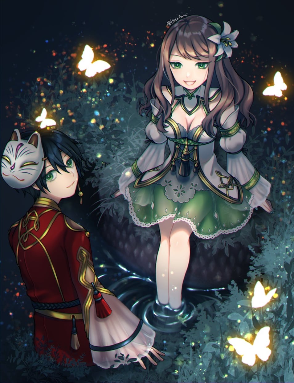 オリジナルキャラクターのイラスト制作いたします あなただけの1枚絵、アイコン・ヘッダー等にどうぞ！ イメージ7