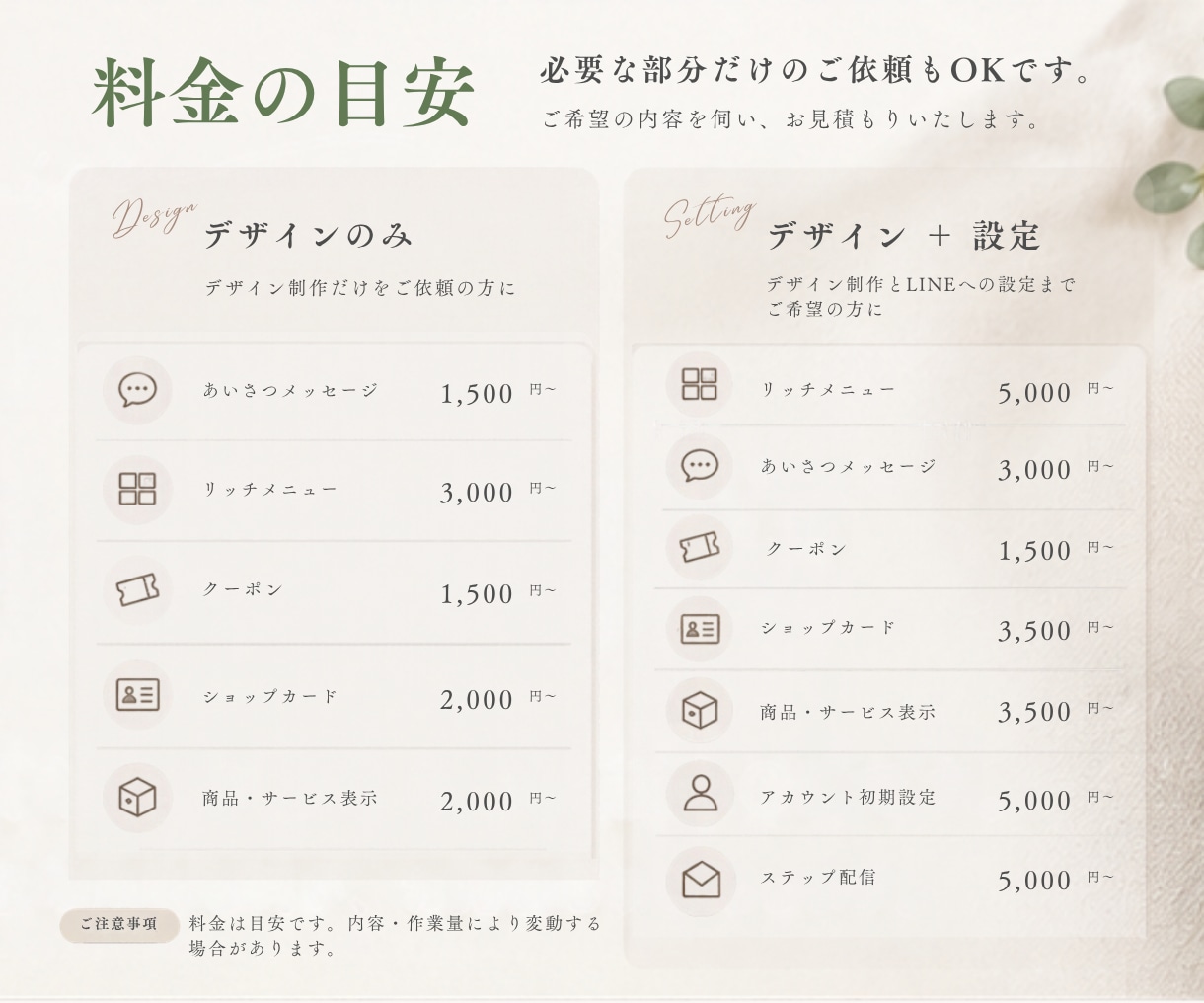 LINE公式アカウントの設定・制作をサポートします リッチメニューなど必要な部分だけでもOK｜初心者の方も安心 イメージ7