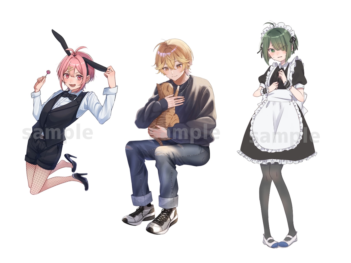 可愛い〜かっこいいイラスト描きます 丁寧なヒアリングを通して期待の120％を目指します！ イメージ4