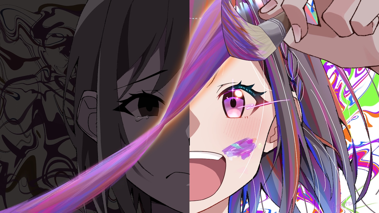 最短7日！色鮮やかで目を引くイラスト描きます 依頼者様の求めている絵柄に合わせて描き下ろせます！ イメージ2