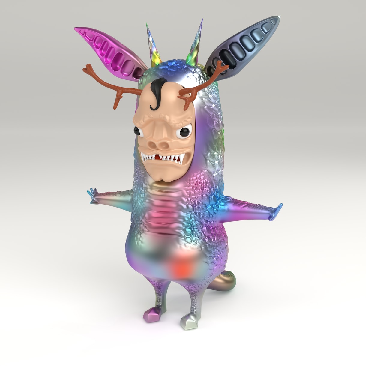 フィギュア・怪獣の3Dプリント用データ作成致します 簡単なイラストからでもオリジナルキャラクターのデータ作成！！ イメージ2