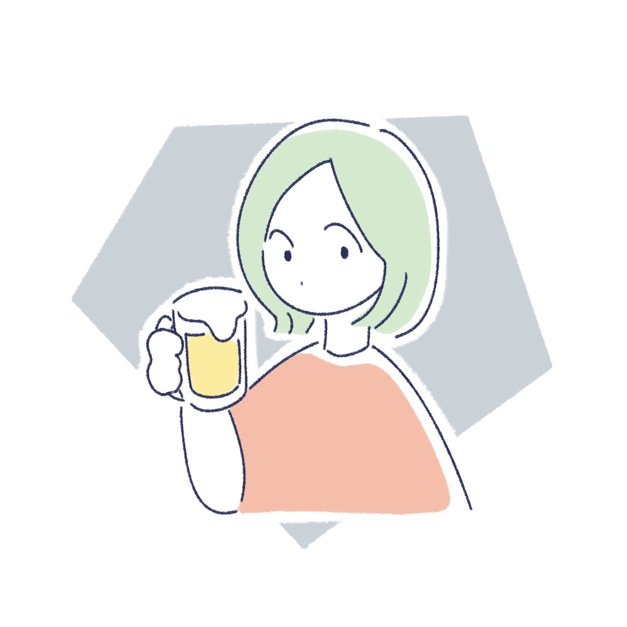 シンプルおしゃれなアイコンイラスト描きます SNSアイコンや名刺などに！ご要望に沿ったイラスト描きます イメージ6